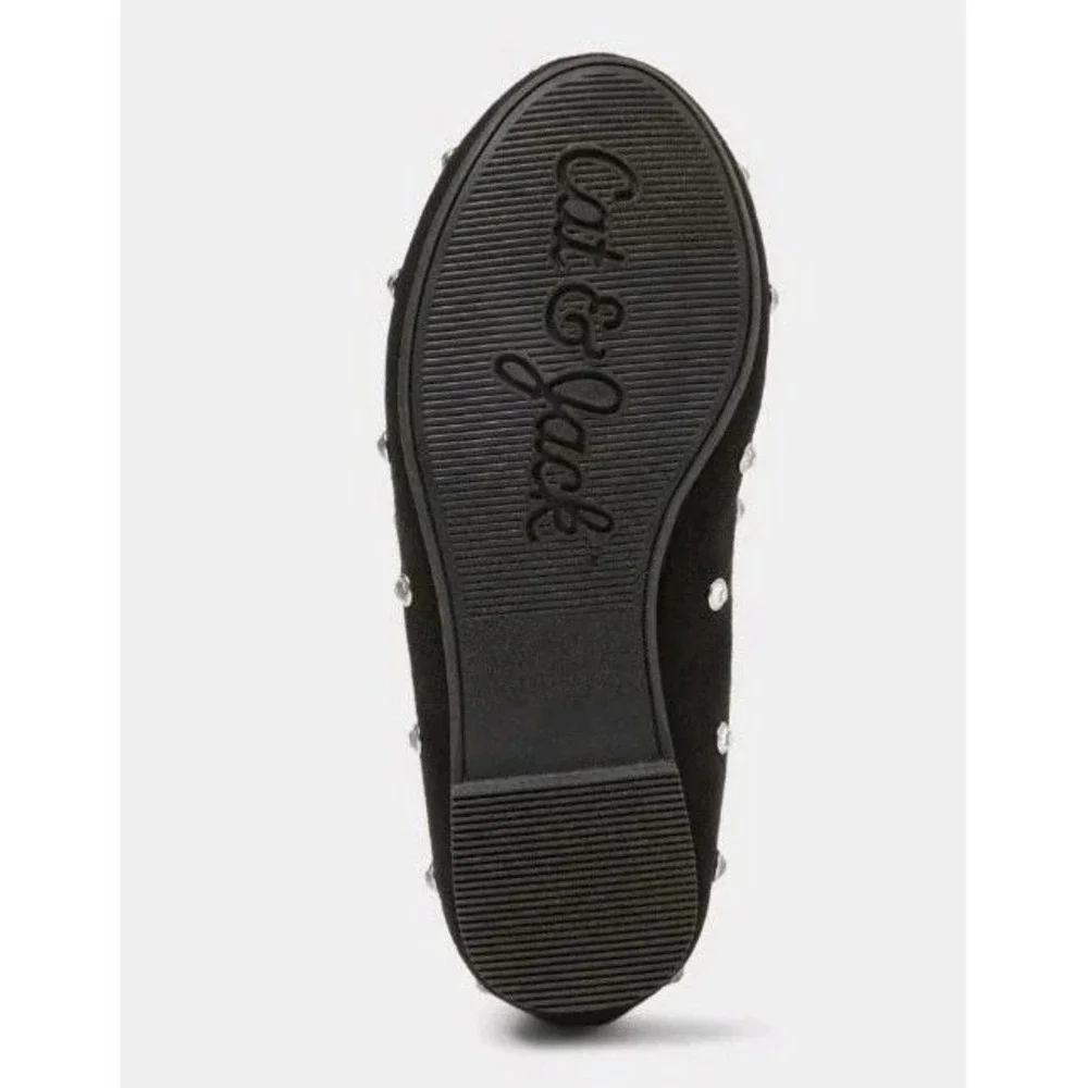 Toddler Girls Trina Ballet Flats by Cat & Jack Black Size 12 New With‎ Tags